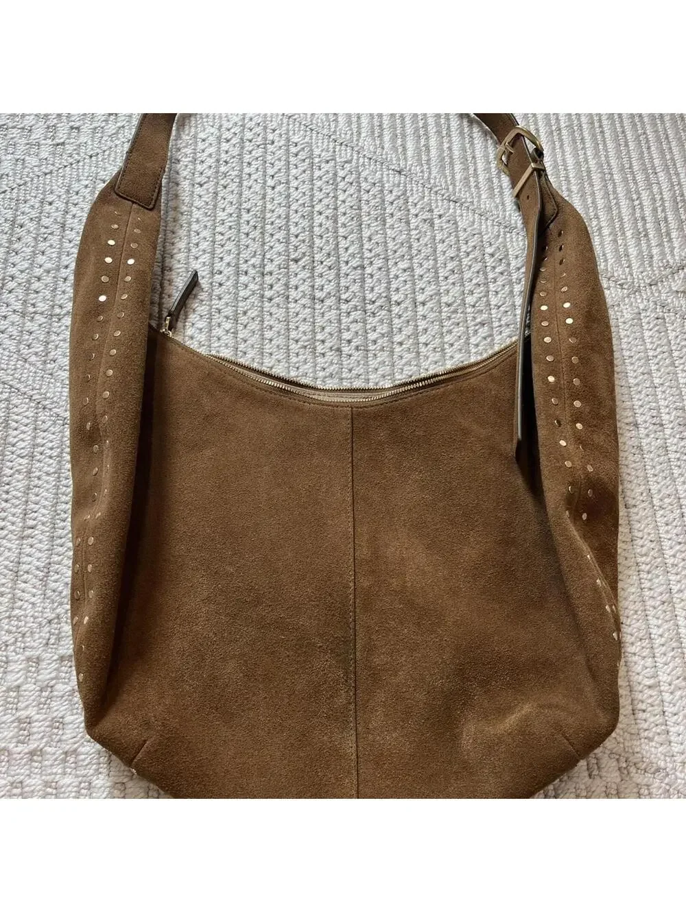 Madewell Essential Curve Shoulder Bag in Aged Cognac - Picture 4 of 10